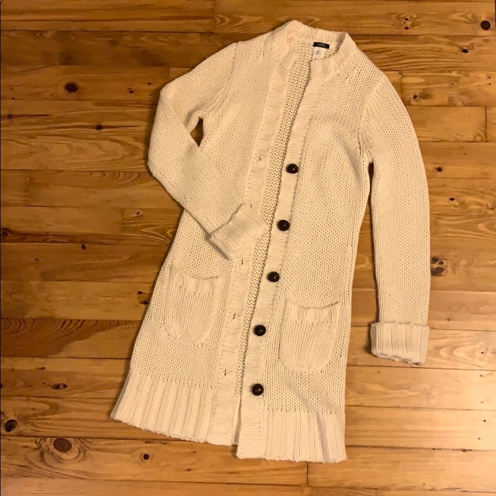 Long warm sweater